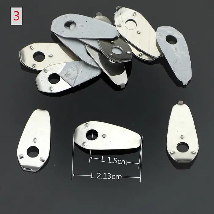 Johonneur Métalliques pour Cuir oral elu, Mélange de Tailles, Accessoires pour Ciseaux de Coiffure,