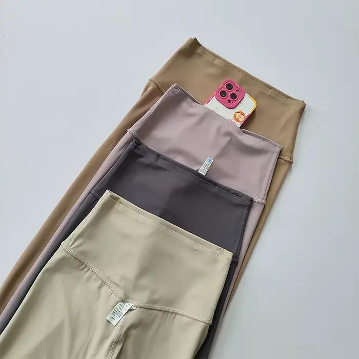 Leggings de fitness à sensation nue pour femmes, pantalons de yoga d'entraînement doux, collants de