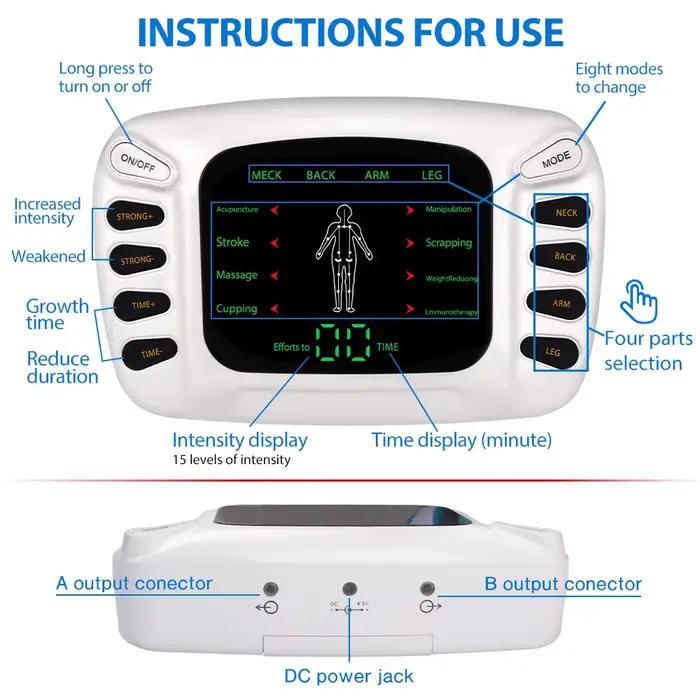 ElectrostiLiban ateur de physiothérapie TENS Machines, EleaccelerCompex, Éthicateur musculaire, EMS