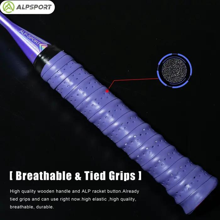 ALP GJ 10U Super léger 52g T800 arc et des flèches raquette de badminton Véritable importé Force de