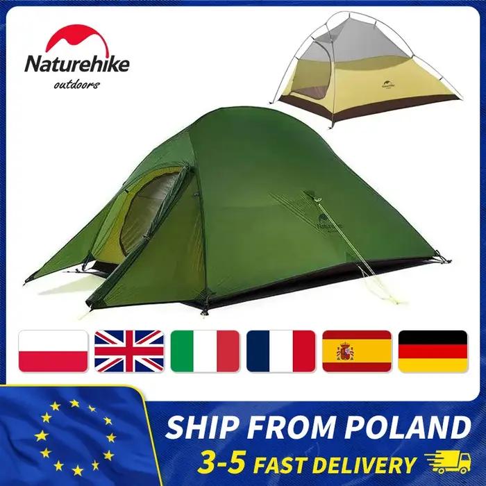 Tente de camping ultralégère double couche étanche Cloud Up 1 2 3 pour randonnée en plein air occasions spéciales
