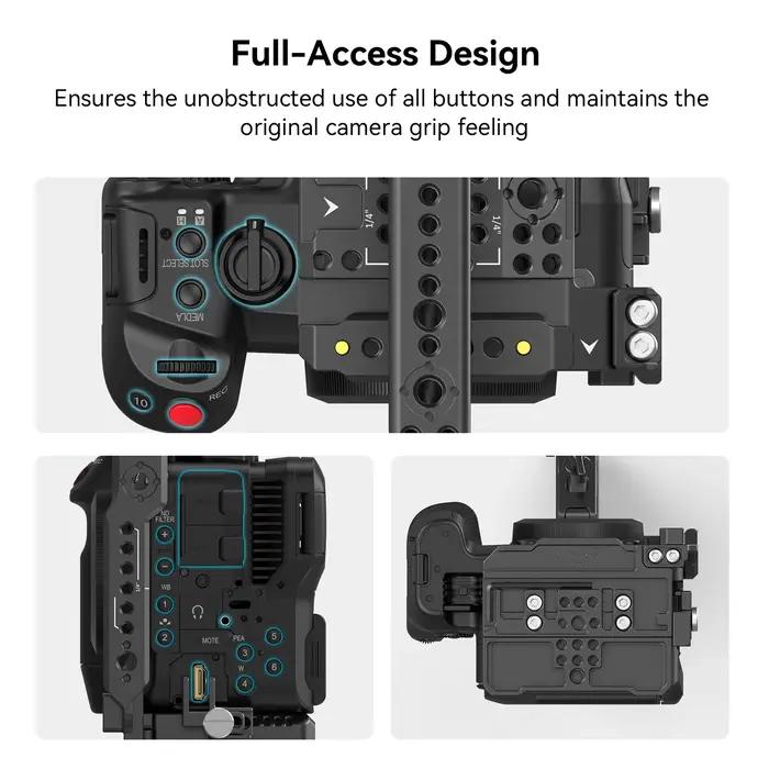 Kit portable de Cage de caméra SmallRig pour EOS C70 pour Canon avec ARRI 3/8 "-16 trous, Supports p