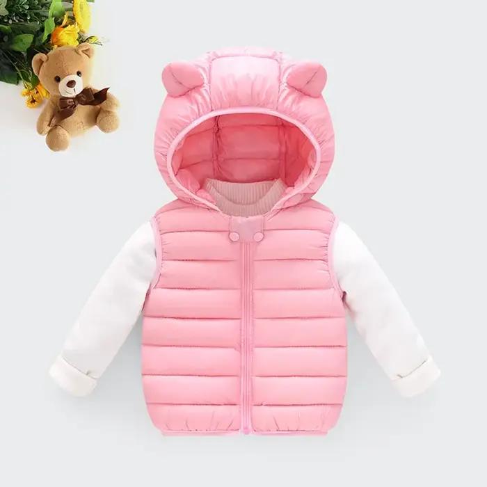 Gilet chaud en coton pour bébés garçons et filles, vêtements d'automne et d'hiver pour enfants de 1