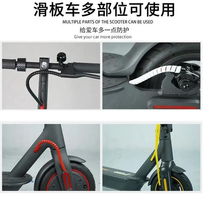 Housses de protection de ligne de Scooter, 2M, pour Ninebot ES1 ES2 ES3 ES4 Max G30 Xiaomi Mijia M36