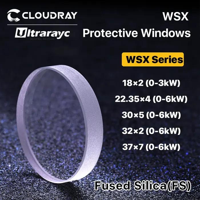 Ultrarayc WSX fenêtres de protection 18*2/30*5/37*7 lentille de protection 0-6kW lentille optique po