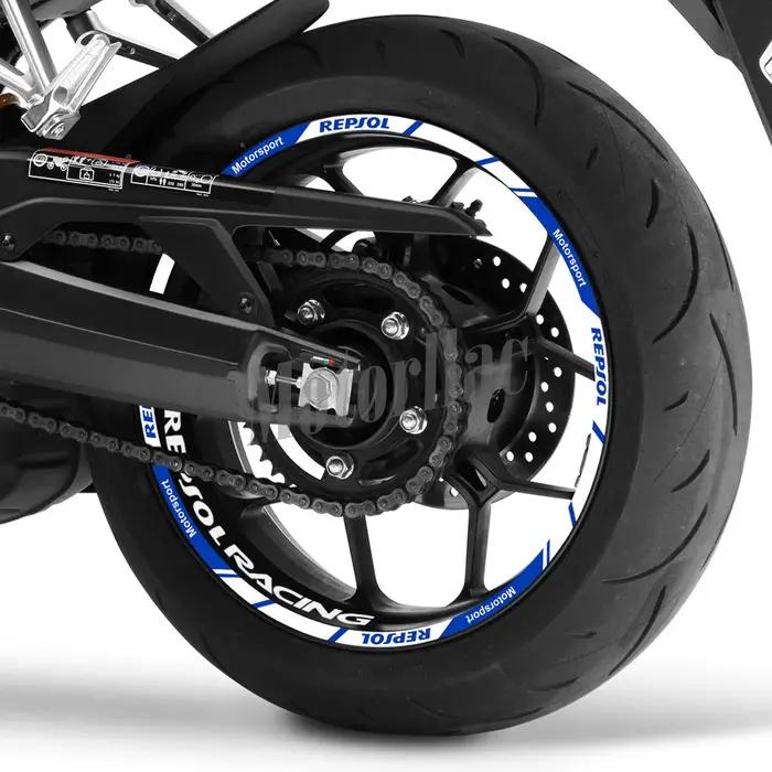 Autocollant réfléchissant pour roue de moto Repsol CBR CBR650rr, bande de jante, 17 pouces, accessoi