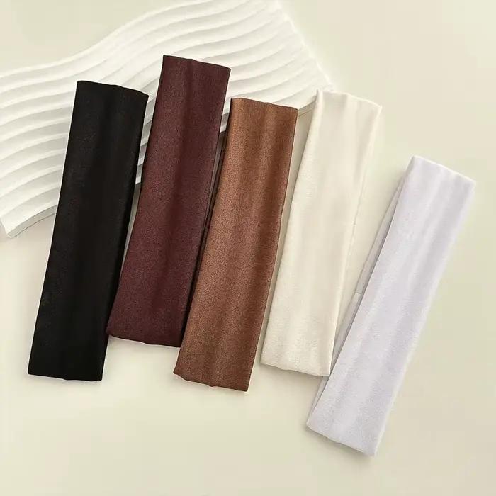 Bandeaux de sport solides quatre saisons pour femmes, Fitness, course à pied, Yoga, couleur unie, ba