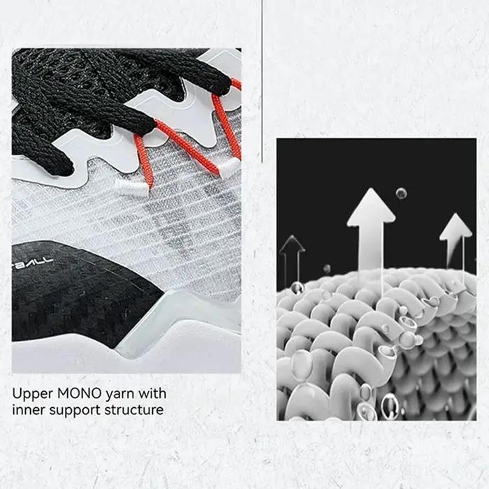 Xtep JLIN-TEAM chaussures de basket-ball pour hommes été résistant à l'usure chaussures de sport pou