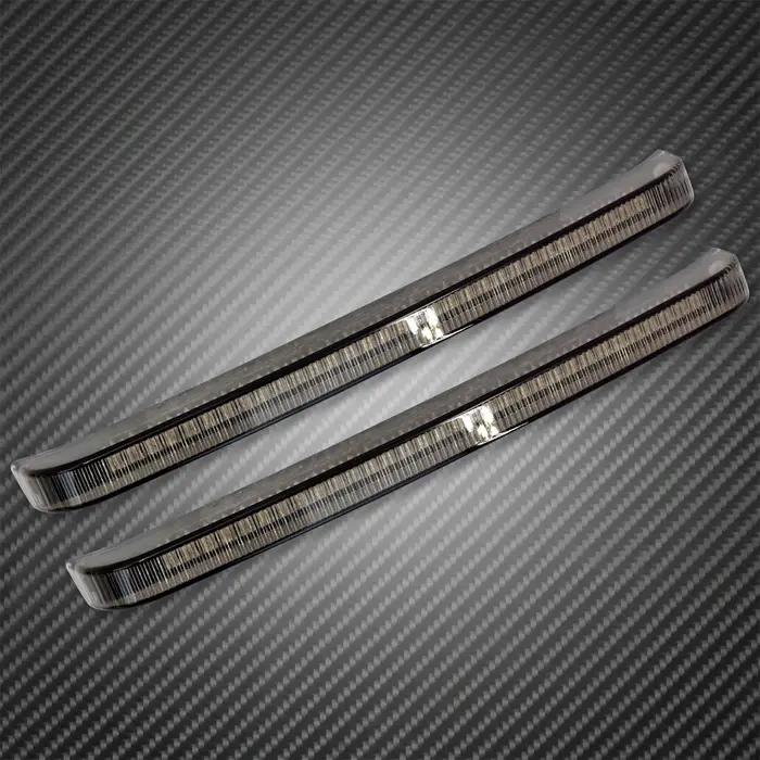 Sacoche de moto fumée à LED, frein fluide, clignotant, lumière d'appoint pour Harley Touring, 2014-2
