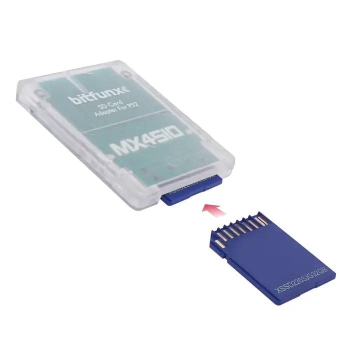 Adaptateur de lecteur de carte MX4SIO SIO2SD TF/SD, pour Consoles de jeux Playstation2 PS2, carte mé