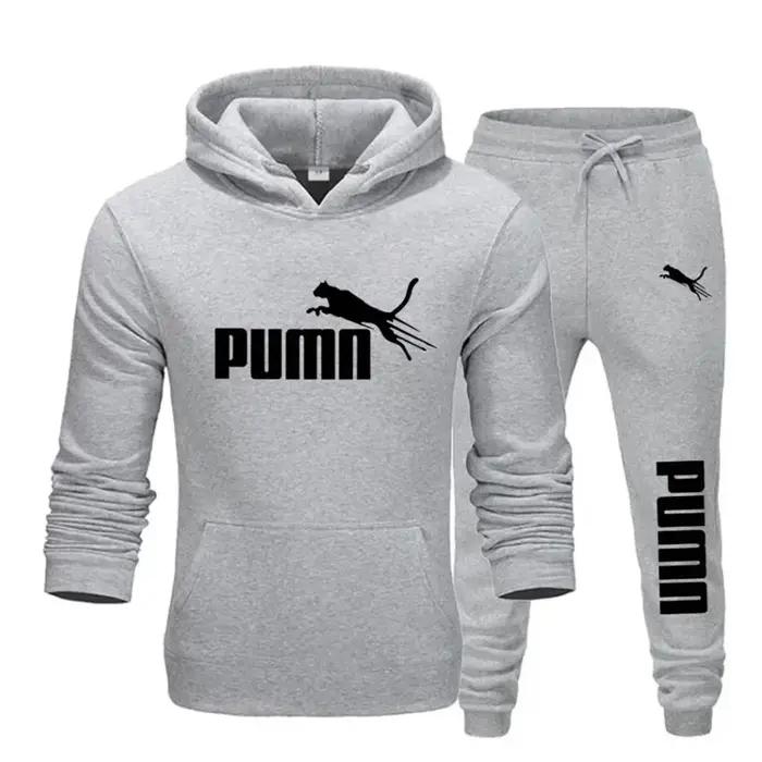 Nouvel ensemble de vêtements de sport décontractés pour hommes, sweat-shirt à capuche + pantalon, 2