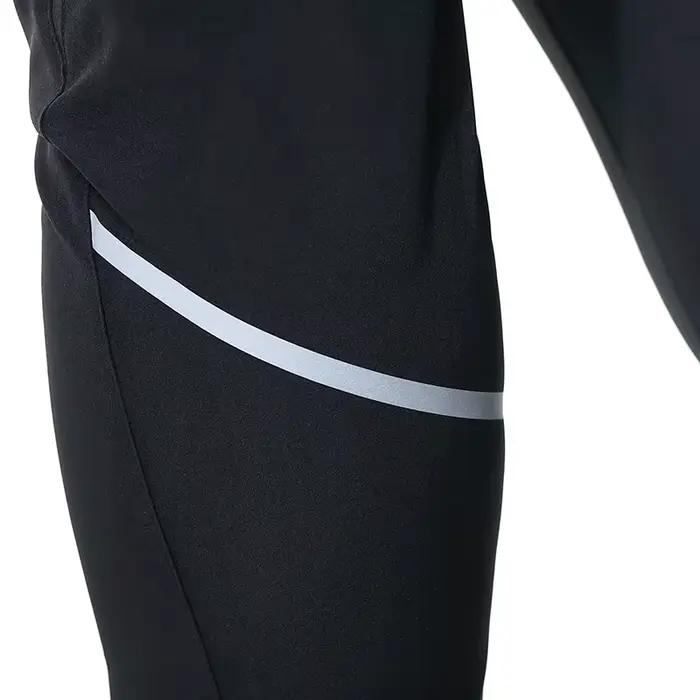 Pantalon de course réfléchissant pour hommes, fermeture éclair, pantalon de sport, d'entraînement, d