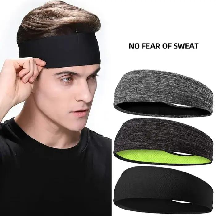 Bandeau de Sport Élastique Élégant Accessoire Polyvalent pour Hommes Femmes Yoga Course à Pied Occasions Spéciales