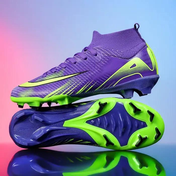 Nouveaux hommes bottes de Football chaussures d'entraînement FG chaussures de Football ultralégères