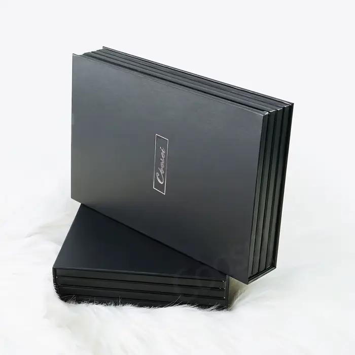 Grande palette de fard à paupières magnétique en forme de livre, 3 ou 4 couches, grande boîte de ran