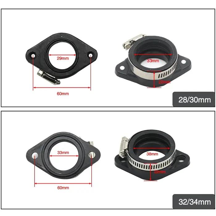 ZSDTRP adaptateur de carburateur de moto 28 30mm collecteur de démarrage pour PWK PE TM carburateur