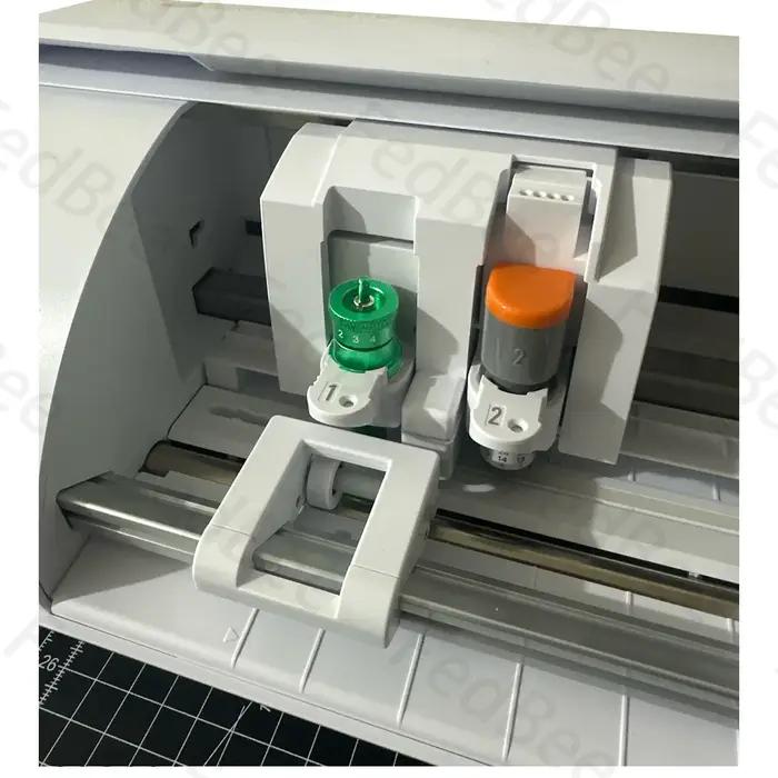 15 pièces 30 ° 45 ° 60 ° Lames de traceur de découpe + 1 support de lame pour Silhouette Cameo