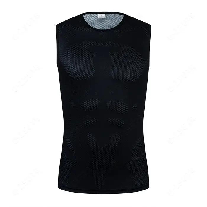 Couche de Base de cyclisme, sous-vêtements réfléchissants, maillot de cyclisme blanc, gilet de Sport