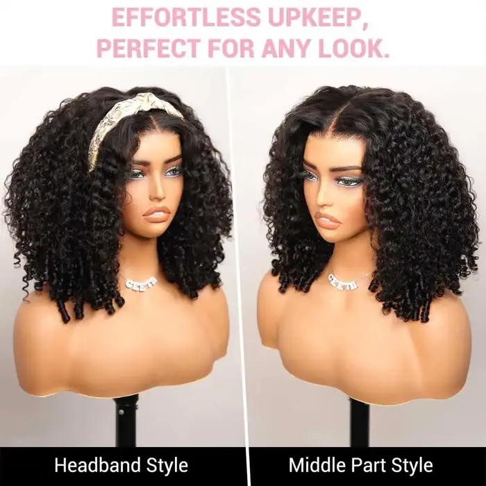 250% densité birman bouclés perruque de cheveux humains 13x4 HD Transparent dentelle frontale perruq