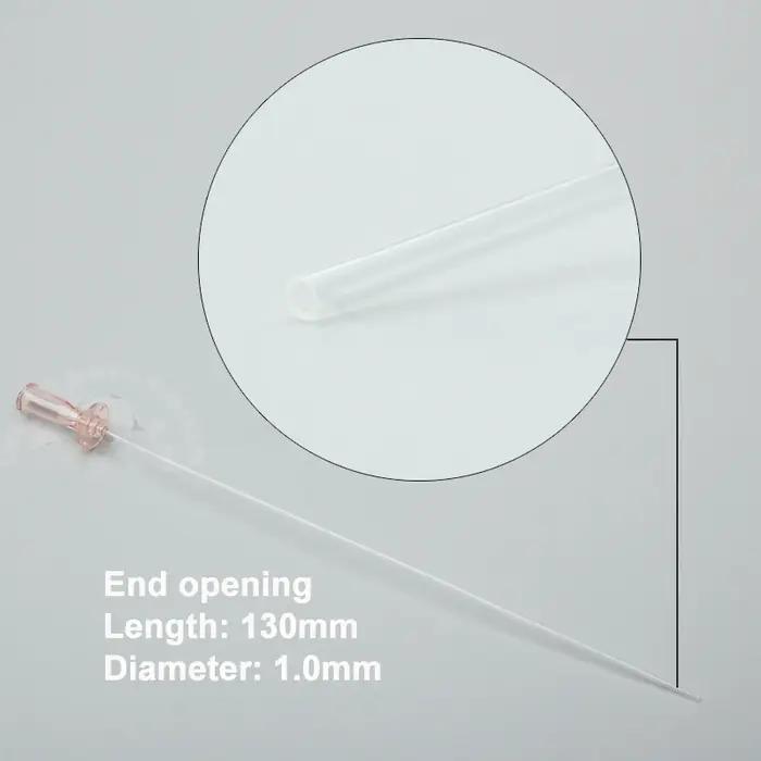 Cathéter urinaire sans stylet pour chats, 12 pièces, extrémité ouverte de 1.3mm, 1.0mm, fournitures