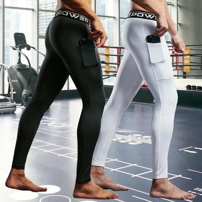 Pantalons de survêtement de Compression pour hommes collants pour hommes pantalons de Sport pour sal