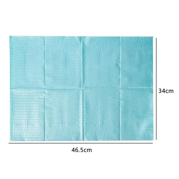 Serviettes de Table jetables pour ongles, 20 pièces, tapis, bavoirs dentaires violets, bavoirs de de