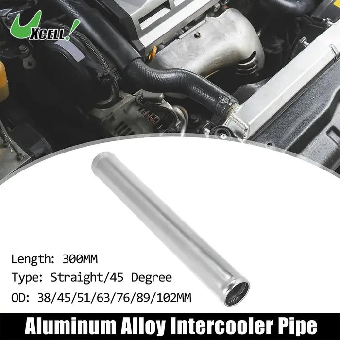 Uxcell – Tube d'admission d'air en alliage d'aluminium, diamètre extérieur 38/45/51/63/76/89/102mm,