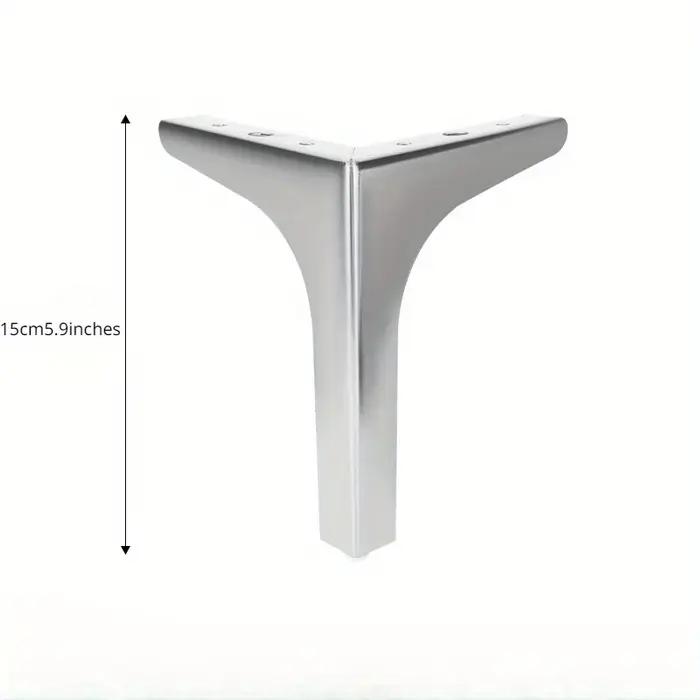 4 pièces 15cm pieds de Table basse en métal moderne pour meubles pieds de canapé lit chaise bureau c