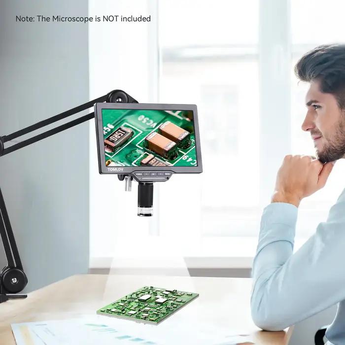 TOMLOV support de Microscope numérique à bras Flexible, bras de ciseaux à flèche de Suspension améli