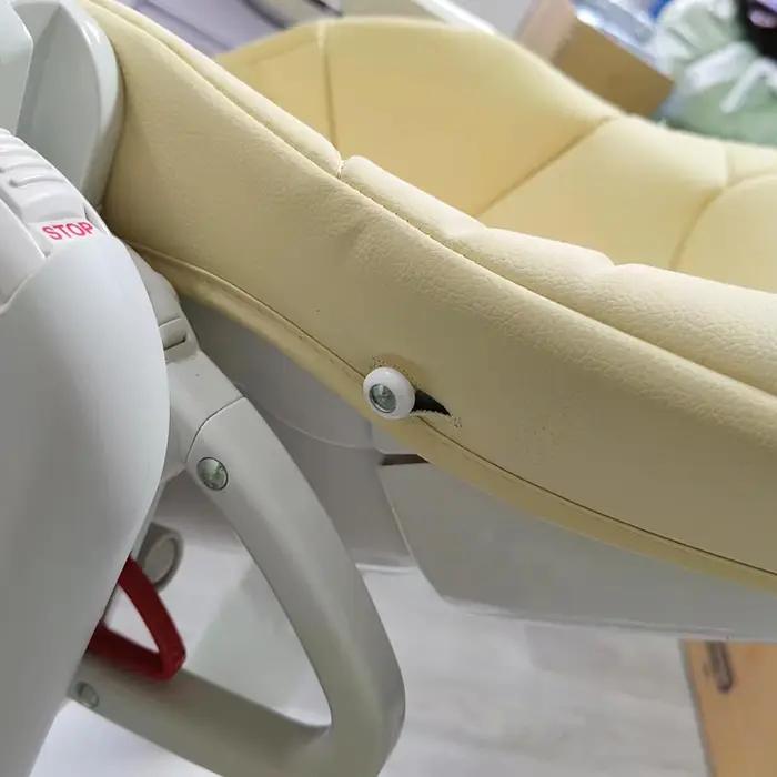 Juste en cuir PU pour chaise haute de bébé, coussin de siège pour chevilles, chaise haute de la séri