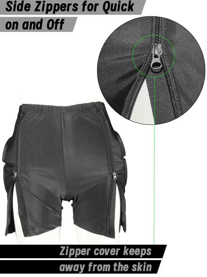 Short de protection AVIVOR pour patinage artistique - Rembourrage 3D ski et skateboard