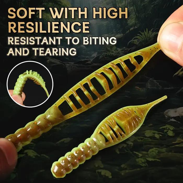 Leurres fanatik supercontinent 80mm/8 pièces 55mm/15 pièces leurre souple leurres de pêche appâts en