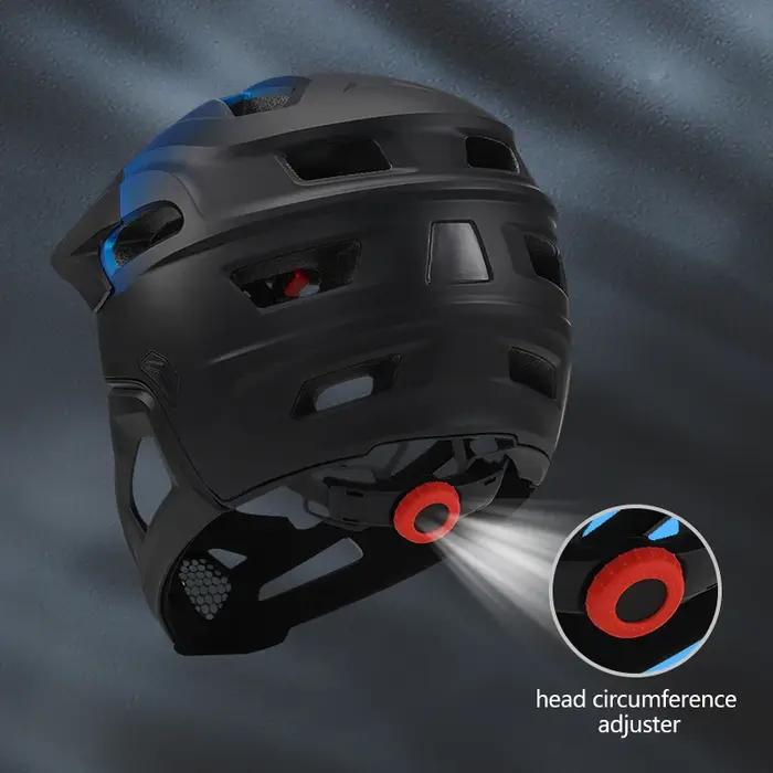 Eastinear's nouveau casque de vélo de montagne adulte intégral détachable une pièce moto équitation