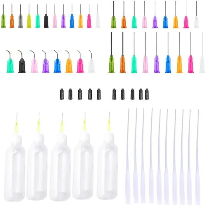 Kit applicateur de distributeurs, bouteille à presser en plastique, buse de Tube de chute et aiguill