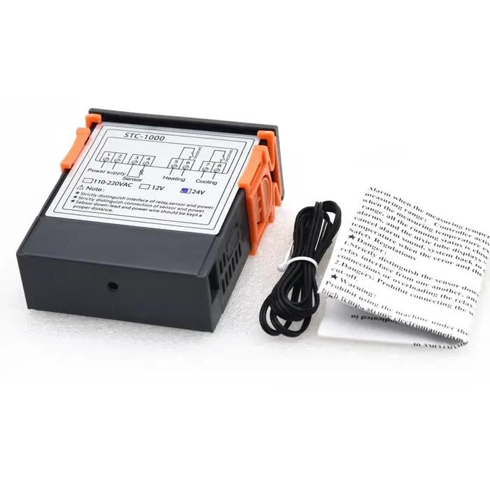 STC 1000 LED thermostat numérique pour incubateur régulateur de température thermostat relais chauff