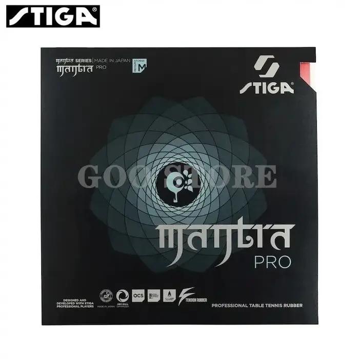 Éponge de ping-pong STIGA MANTRA PRO M/H XH - Caoutchouc japonais haute performance pour compétition