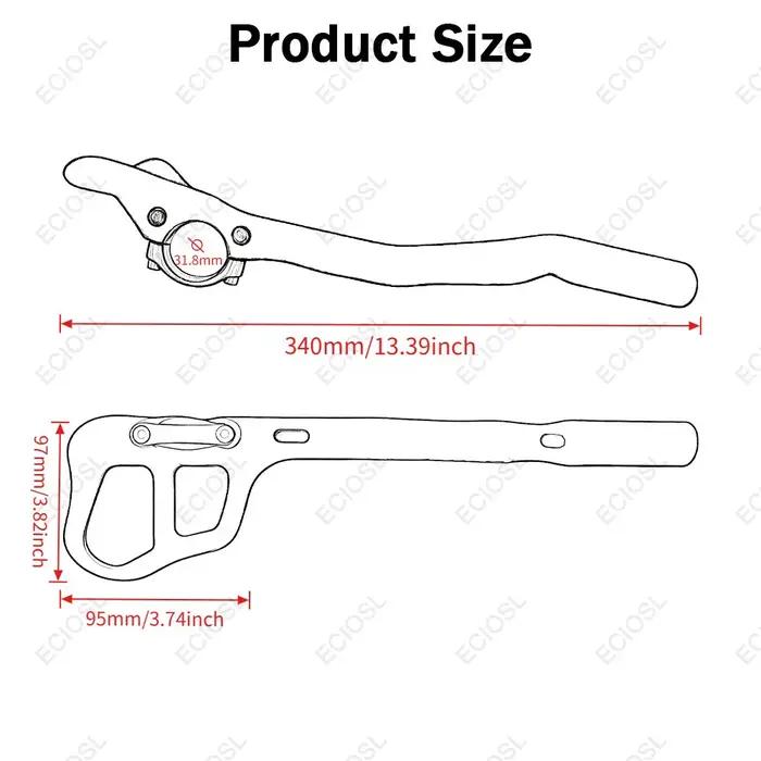 Guidon de repos en fibre de carbone 3K pour vélo de route triathlon contre-la-montre style TT position de conduite parfaite endurance aérodynamique