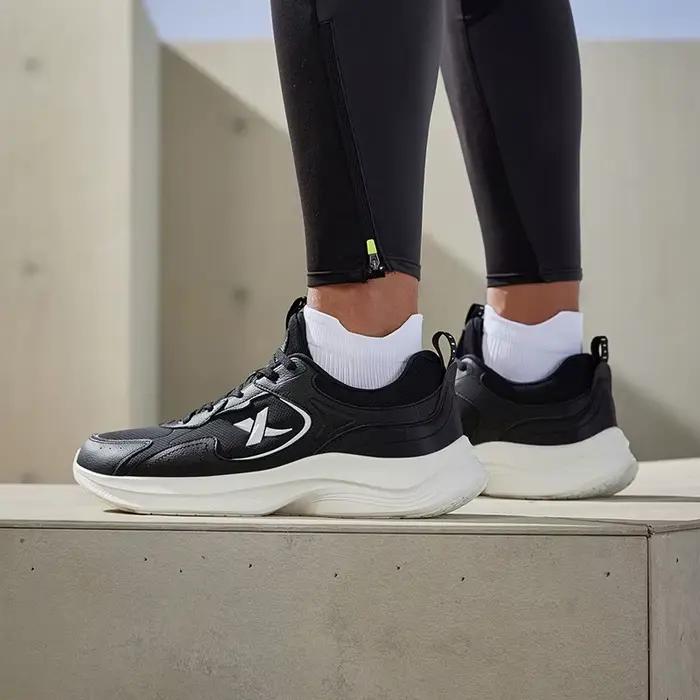 Xtep-Chaussures de course légères et respirantes pour homme, baskets de sport à rebond avec baume an