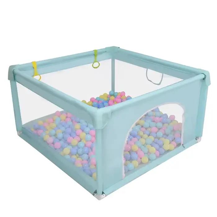 IMBABY-Grand Parc avec Protection en Mousse pour Enfant, Aire de Jeux de Haute Qualité pour Bébé