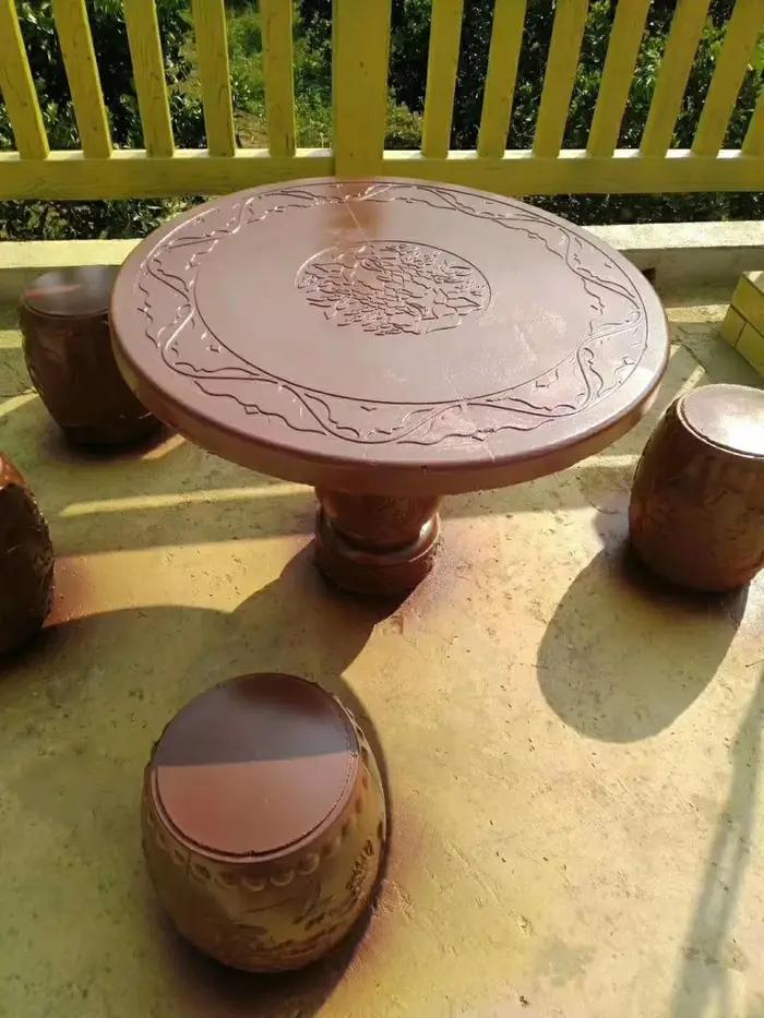 Moule concret en plastique de chaise de table d'ABS pour la décoration de jardin de parc