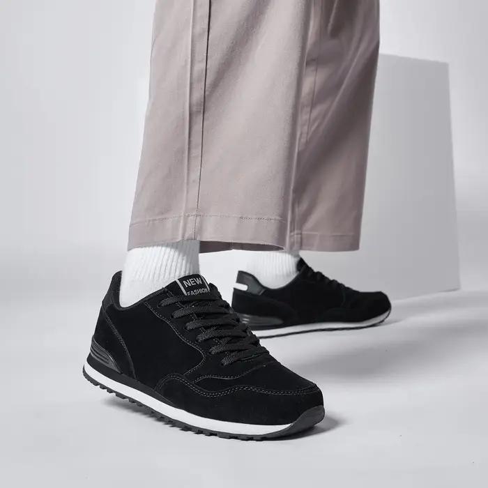 Chaussures de course légères en cuir pour hommes et femmes, baskets unisexes chaudes, chaussures de