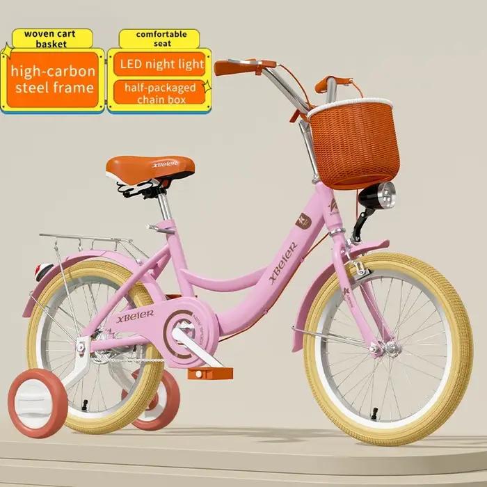 Vélo pour Enfants Taille Adaptable Cadre Acier Pneus Pneumatiques Freins à Tambour Occasions Spéciales