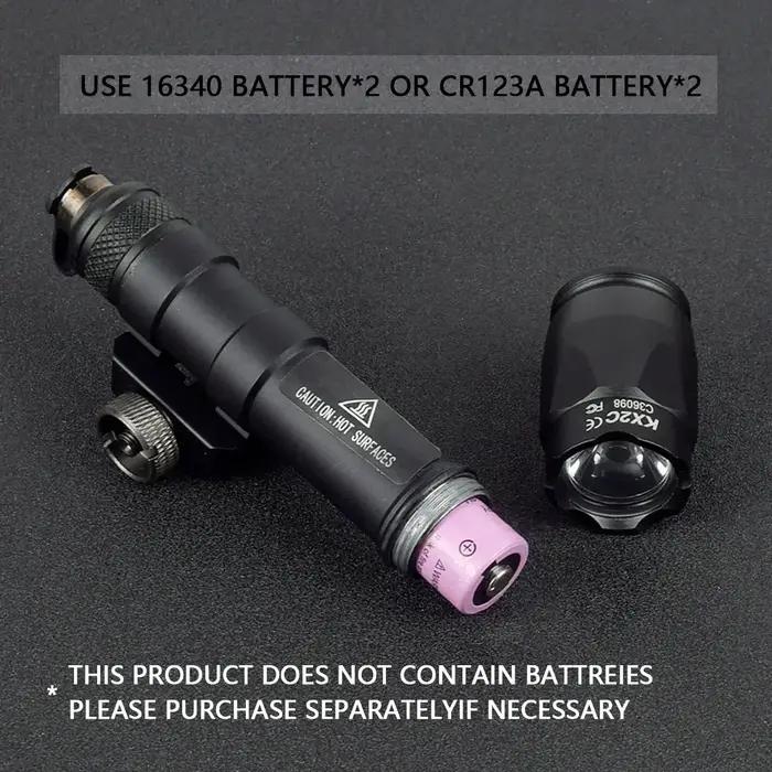 Surefir lampe de poche tactique M300 M600 M600C Scout lumière avec double fonction pressostat 600 Lu