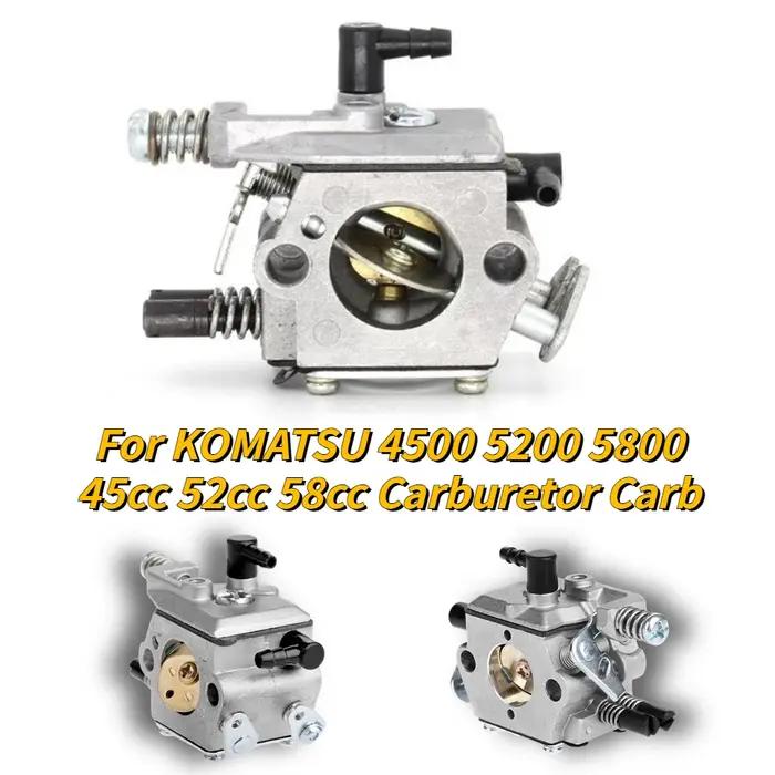 Carburateur de remplacement pour 5800 5200 4500 45cc 52cc 58cc, pièces de tronçonneuse, accessoires