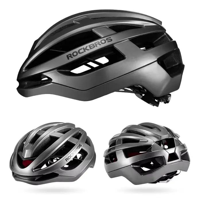 ROCKBROS – casque de vélo unisexe, respirant, ultraléger, moulé intégralement, antichoc, réglable, é