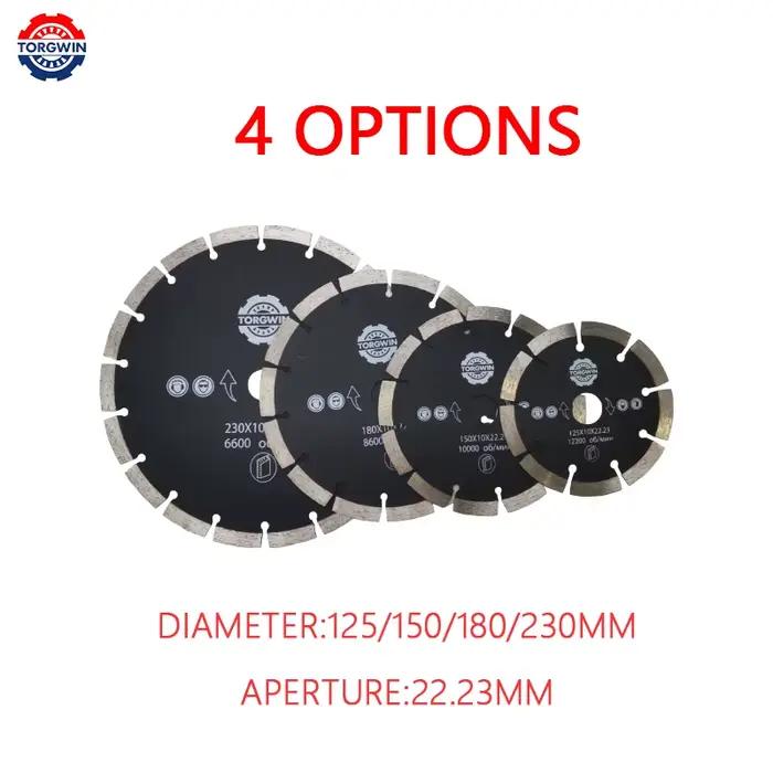 Lame de scie diamantée sèche Ultra-fine, disque fin 125/150/180/230mm x 22.23mm, disque de coupe pou