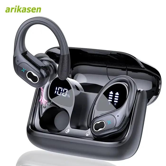 Bluetooth 5.3 casque 2024 écouteurs sans fil 75 heures Sport Bluetooth écouteur avec suppression de