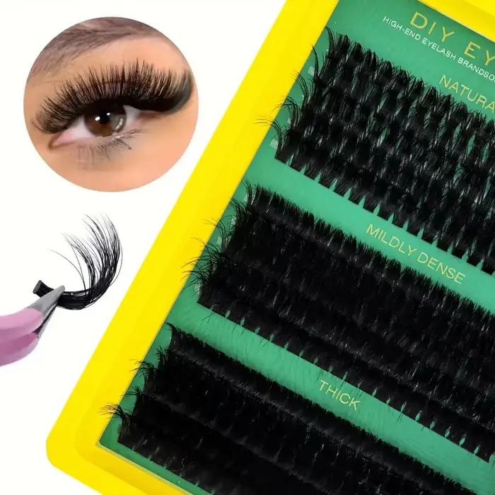 Cils individuels en éventail 5D DIY 0,07 mm, 60D 80D 100D, cils épais, cils en éventail D Curl, cils
