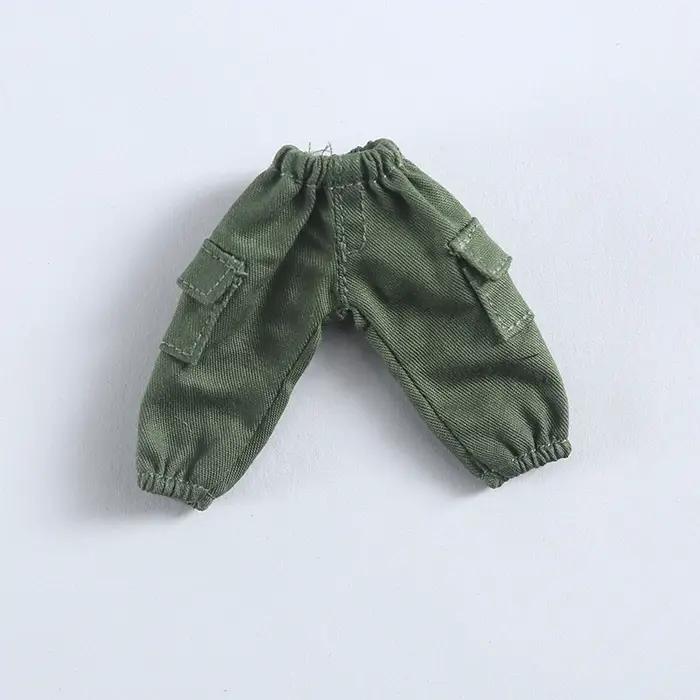 Vêtements pour bébé OB11, accessoires de poupée BJD 1/12, salopette, pantalon, T-shirt à manches cou