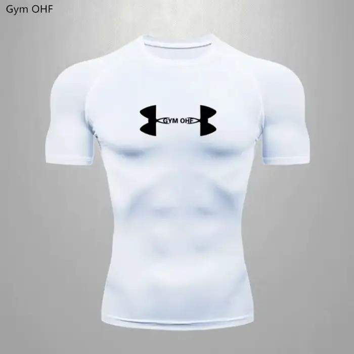 Maillot d'entraînement de boxe d'été à manches courtes pour hommes, vêtements de sport, sweat-shirt